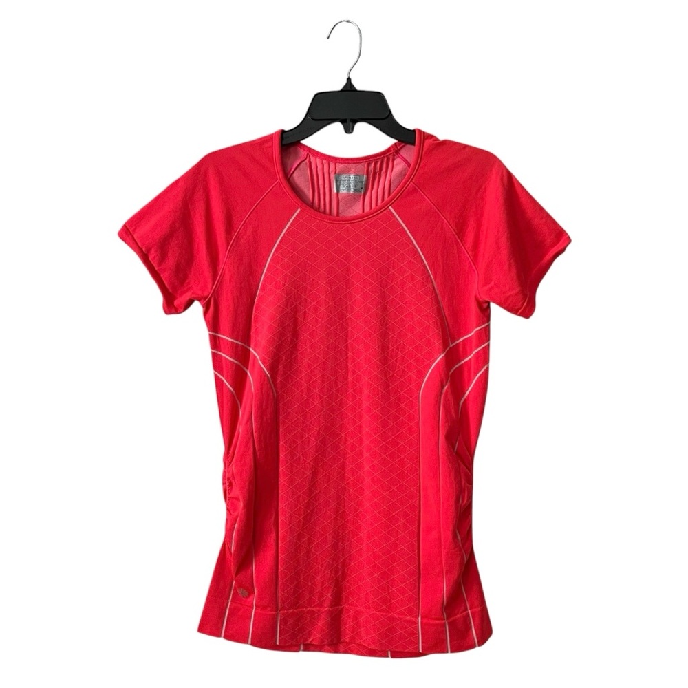 Athleta Bright Red Short Sleeve Athletic Tee - Picture 2 of 5